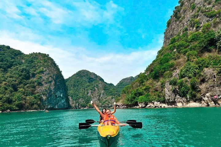 Halong Bay & Lan Ha Bay Luxury Day Cruise by The Halong Catamaran