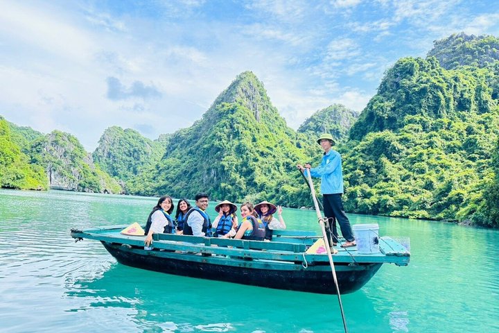Halong Bay & Lan Ha Bay Luxury Day Cruise by The Halong Catamaran
