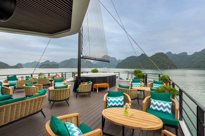 Halong Bay & Lan Ha Bay Luxury Day Cruise by The Halong Catamaran
