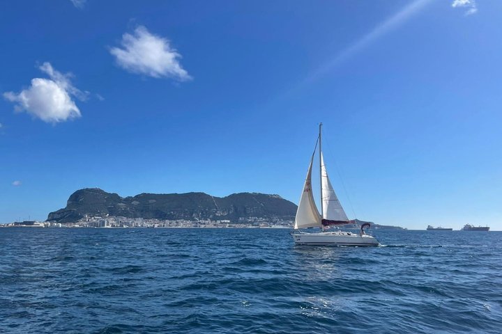 Sailing boat Algeciras Bay with Dolphins and Tapas