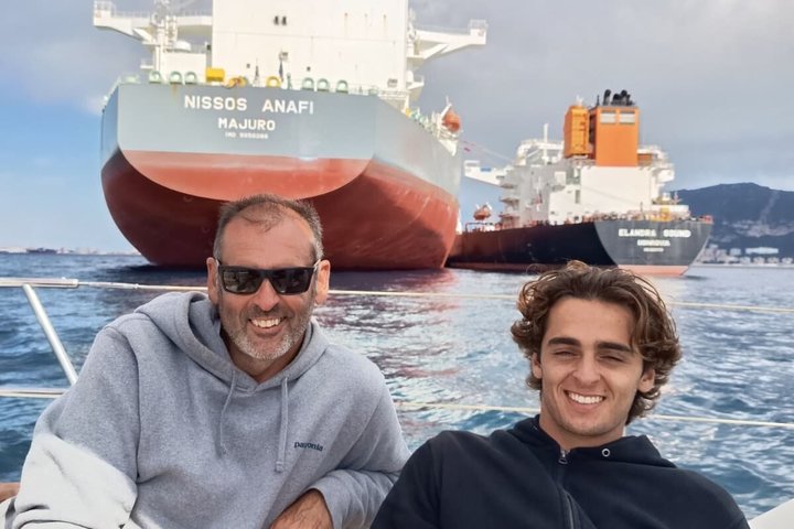 Sailing boat Algeciras Bay with Dolphins and Tapas