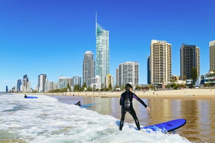 Learn to Surf at Surfers Paradise on the Gold Coast