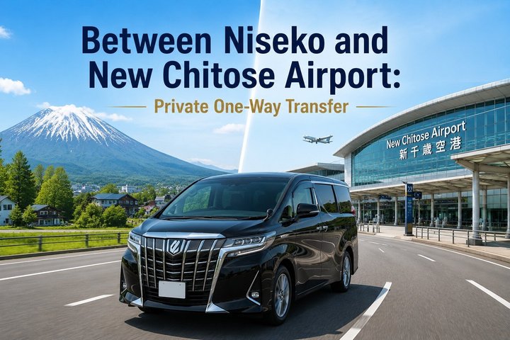 Between Niseko and New Chitose Airport: Private One-Way Transfer