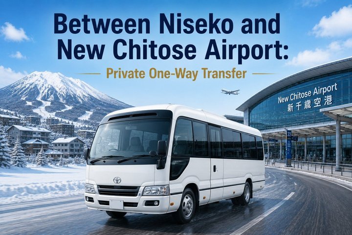 Niseko and New Chitose Airport: Private One-Way Bus Transfer