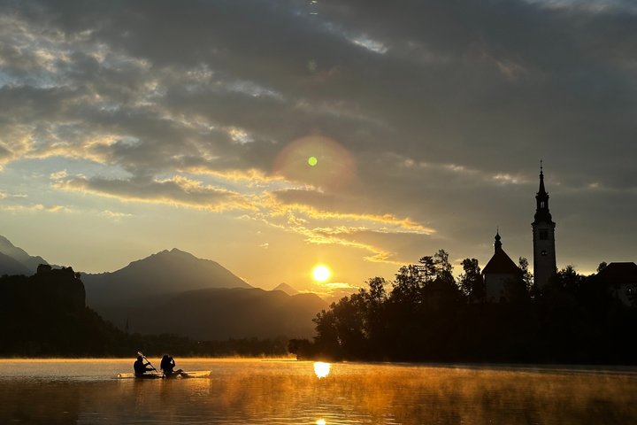 Transparent Kayak Tour with Local Guide on Lake Bled