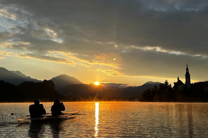 Transparent Kayak Tour with Local Guide on Lake Bled