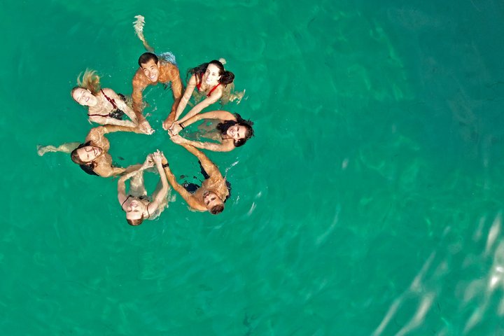 Luxury Athens Catamaran Cruise with Greek Meal & Drinks