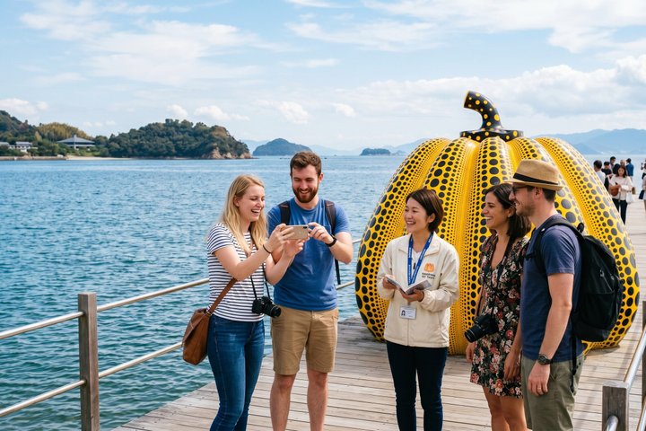 Naoshima Art Island in 1 Day Tour with Licensed Guide