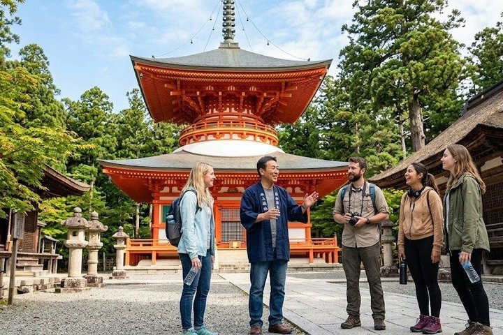 Mt. Koya Sacred Sites in 1 Day Tour with Licensed Guide