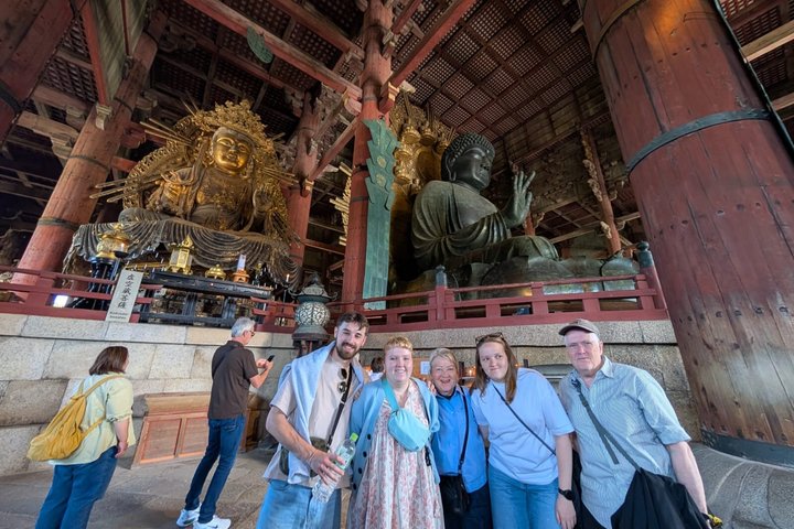Nara Day Trip from Osaka by Private Car with Licensed Guide