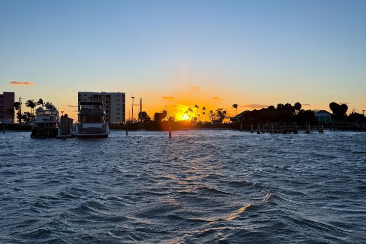Sunset Dolphin Cruise with Sanibel Lighthouse Views