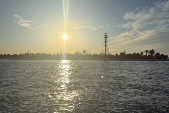Sunset Dolphin Cruise with Sanibel Lighthouse Views