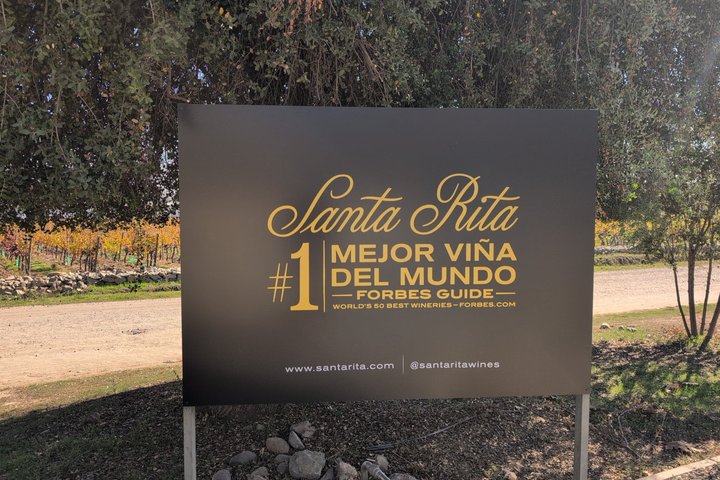 Viña Santa Rita Premium Tour and 5 Wine Tasting Small Group
