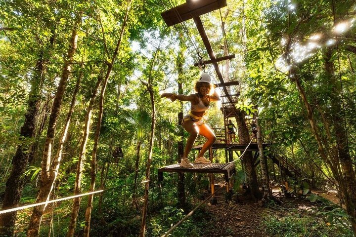Cancun ATV Jungle Adventure, Ziplines, Cenote and Tequila Tasting