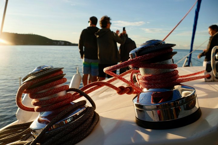 Whale Watching by sailing catamaran from Noumea