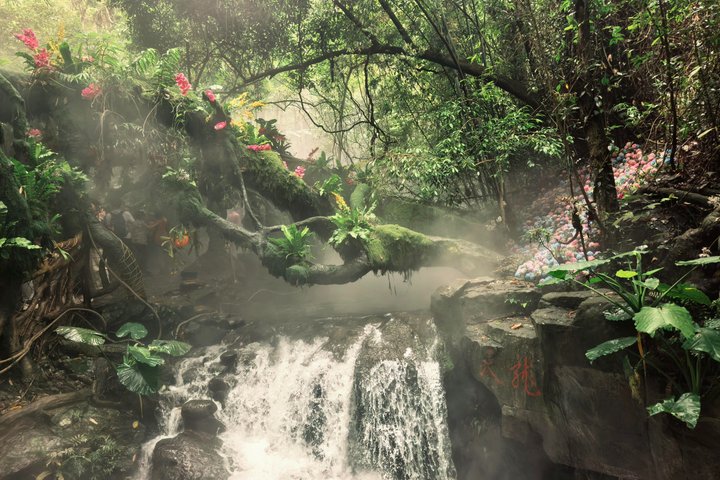 Guangzhou: Gulong Gorge Glass Skywalk & Go-Kart Adventure