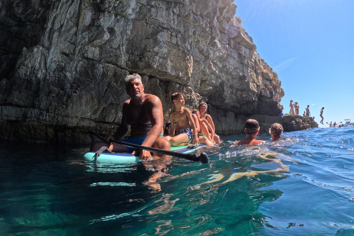 Pula: Half-Day Sailing with Drinks, SUP & GoPro (Max 7 Guests)