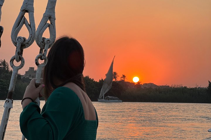 Private Romantic Nile Felucca Cairo Sunset Dining