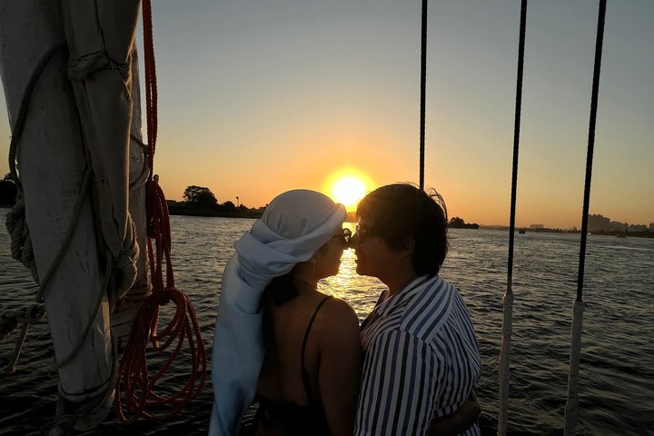 Private Romantic Nile Felucca Cairo Sunset Dining