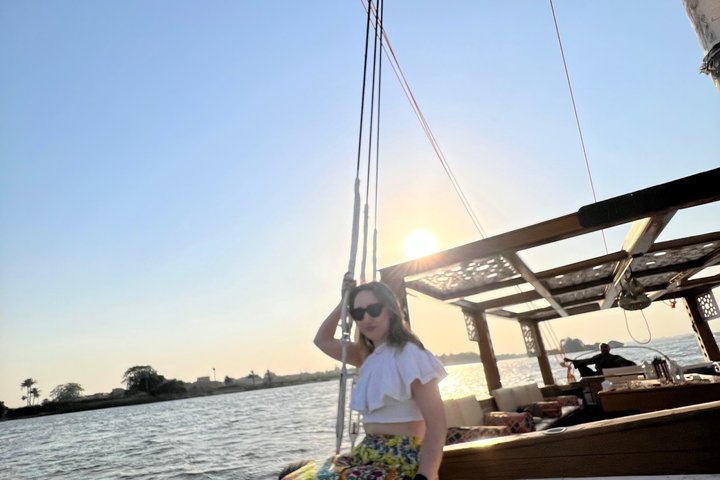 Private Romantic Nile Felucca Cairo Sunset Dining