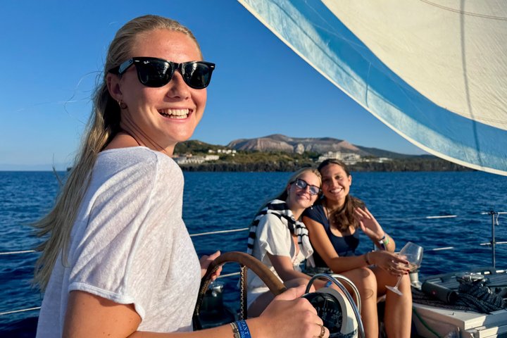 Vela and Wine Experience a Vulcano Aeolian Islands