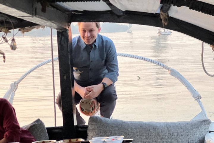 Private Romantic Nile Felucca Cairo Sunset Dining