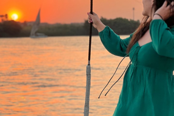 Private Romantic Nile Felucca Cairo Sunset Dining