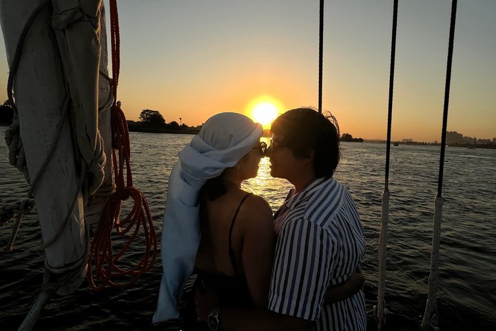 Private Romantic Nile Felucca Cairo Sunset Dining
