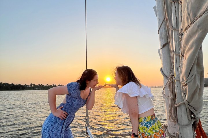 Private Romantic Nile Felucca Cairo Sunset Dining
