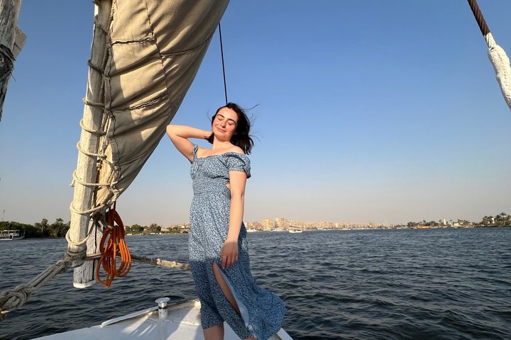 Private Romantic Nile Felucca Cairo Sunset Dining
