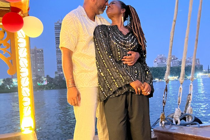 Private Romantic Nile Felucca Cairo Sunset Dining