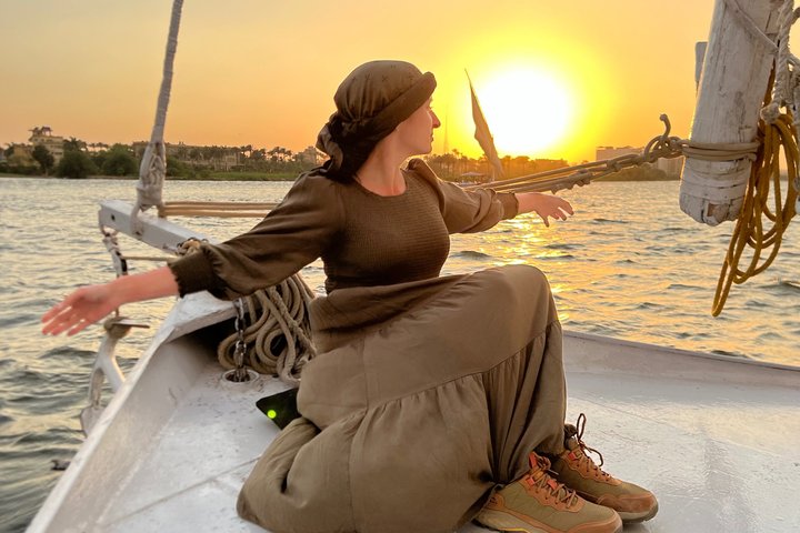 Private Romantic Nile Felucca Cairo Sunset Dining