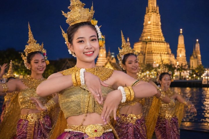 Bangkok Luxury Dinner Cruise with Thai Cultural Show by Sawasdee