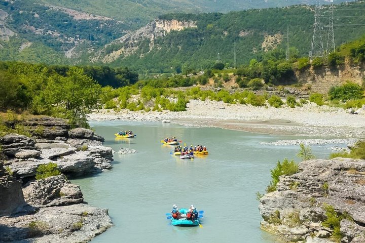 Vjosa River Rafting & Kayaking Adventure in Permet