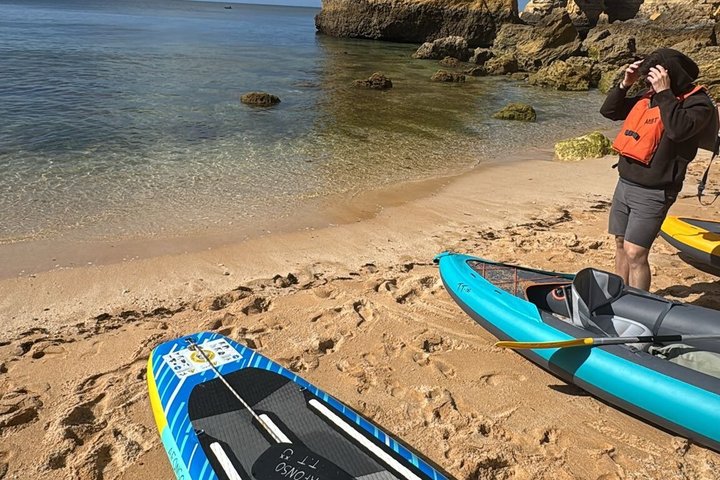 Kayak Guided Tour to Benagil Cave + Sunrise and Sunset