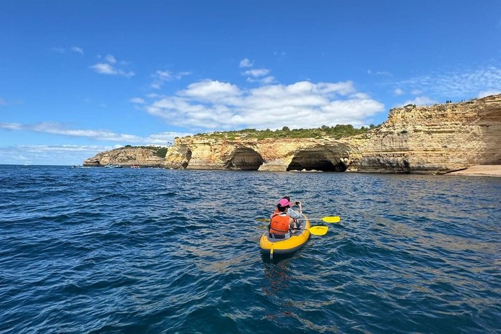 Kayak Guided Tour to Benagil Cave + Sunrise and Sunset