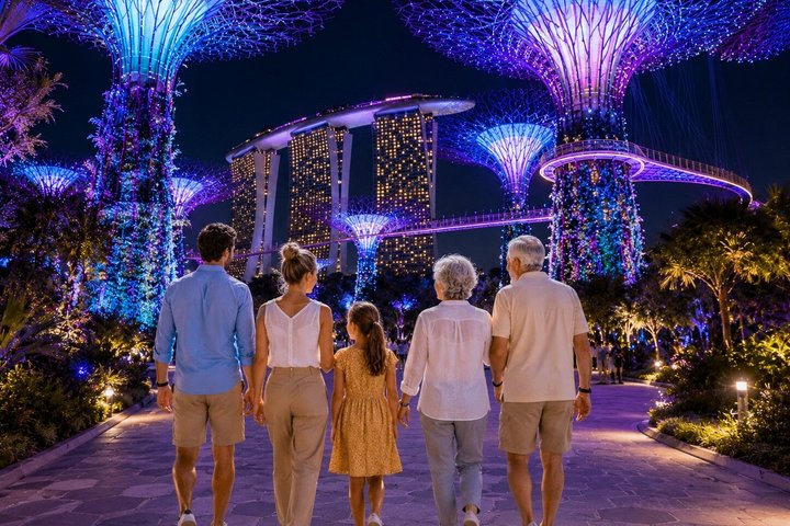Singapore River Cruise and 2 Must-see Water Light Shows