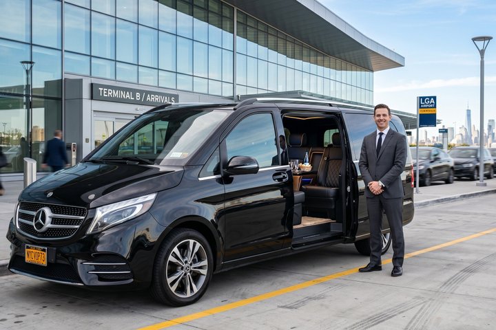 NYC: JFK|LGA|EWR Airport Private Roundtrip Transfer to Manhattan