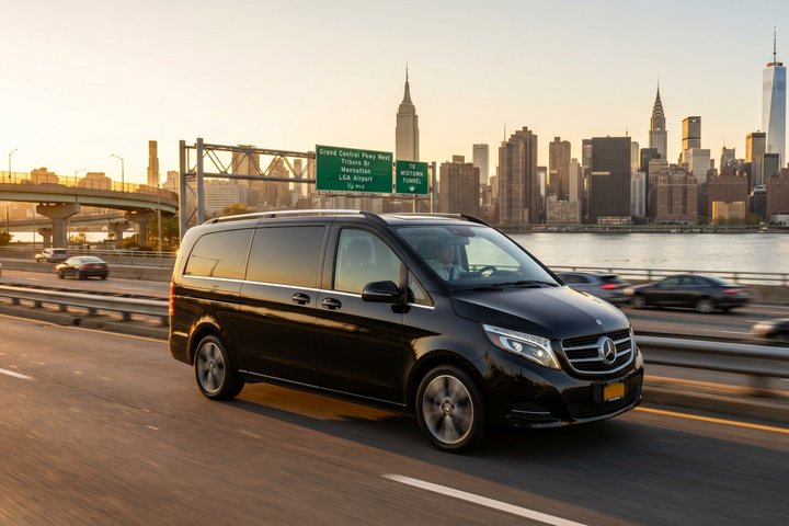 NYC: JFK|LGA|EWR Airport Private Roundtrip Transfer to Manhattan
