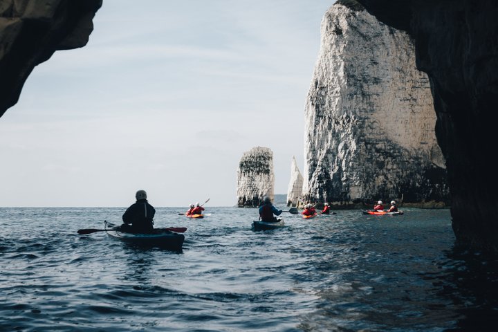 Guided Kayak Tour at Old Harry Rocks 2 Hours