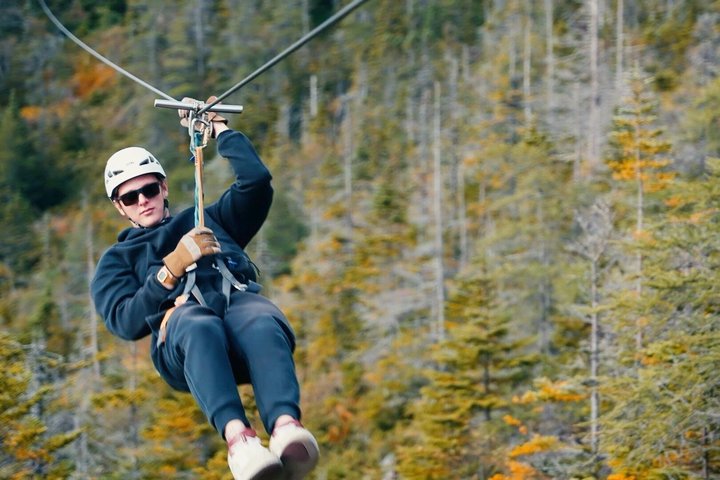 Zipline Adventure Tour Over the Coastline of Petty Harbour