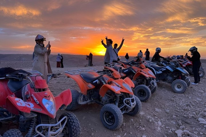 Agafay Desert Quad Bike Camel Ride and Dinner Show
