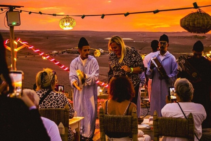 Agafay Desert Quad Bike Camel Ride and Dinner Show