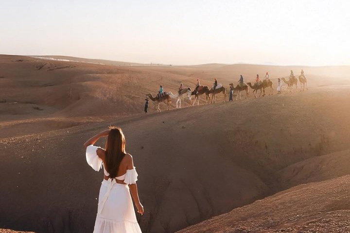 Agafay Desert Quad Bike Camel Ride and Dinner Show