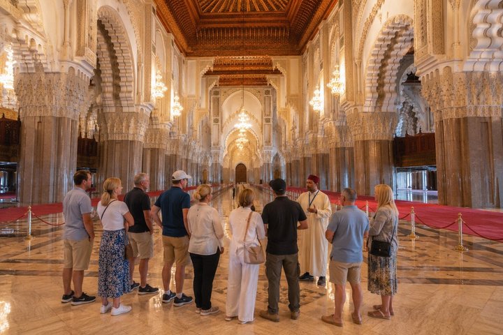 Casablanca City Tour with Hassan II mosque ticket