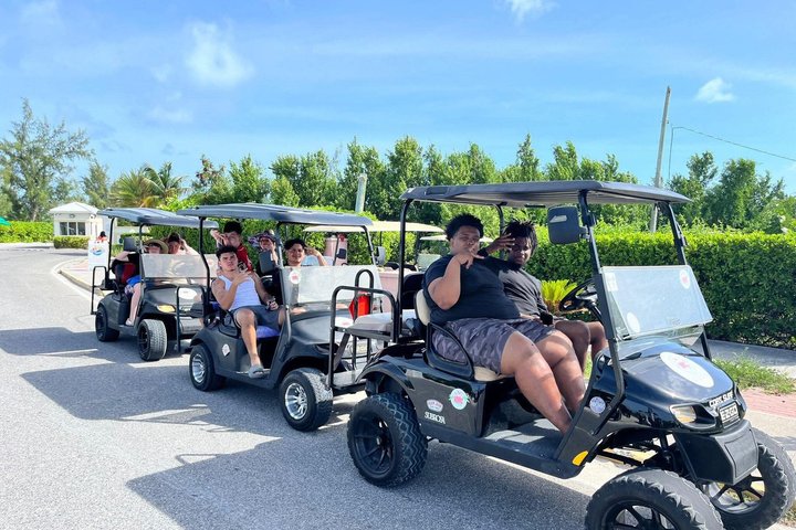 Golf Carts and Jeep Wrangler in Grand Turks