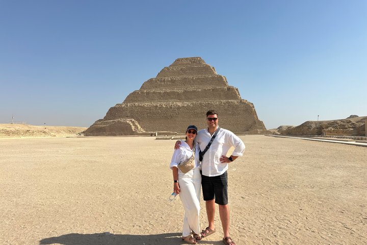 Private Giza Pyramids, Saqqara & Memphis Tour with Egyptologist