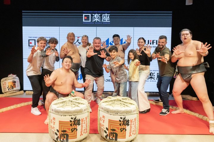 Tokyo Live Sumo Show & Kaiseki Dinner HIRAKUZA GINZA TOKYO