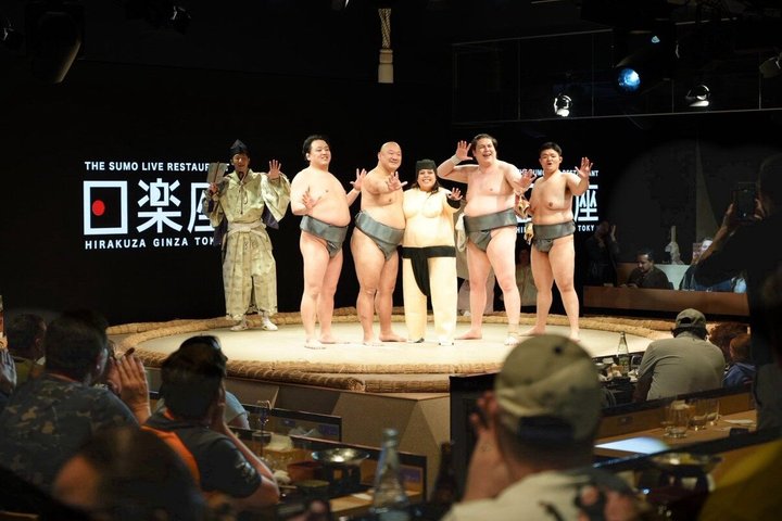 Tokyo Live Sumo Show & Kaiseki Dinner HIRAKUZA GINZA TOKYO