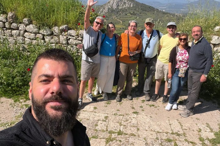 Athens Ancient Corinth Tour with Tickets Beach Stop and Pickup